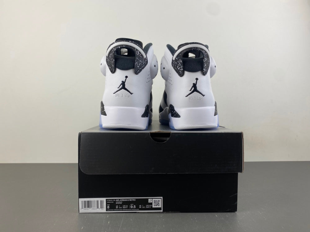 Air Jordan 6 Oreo Black & White Sneakers