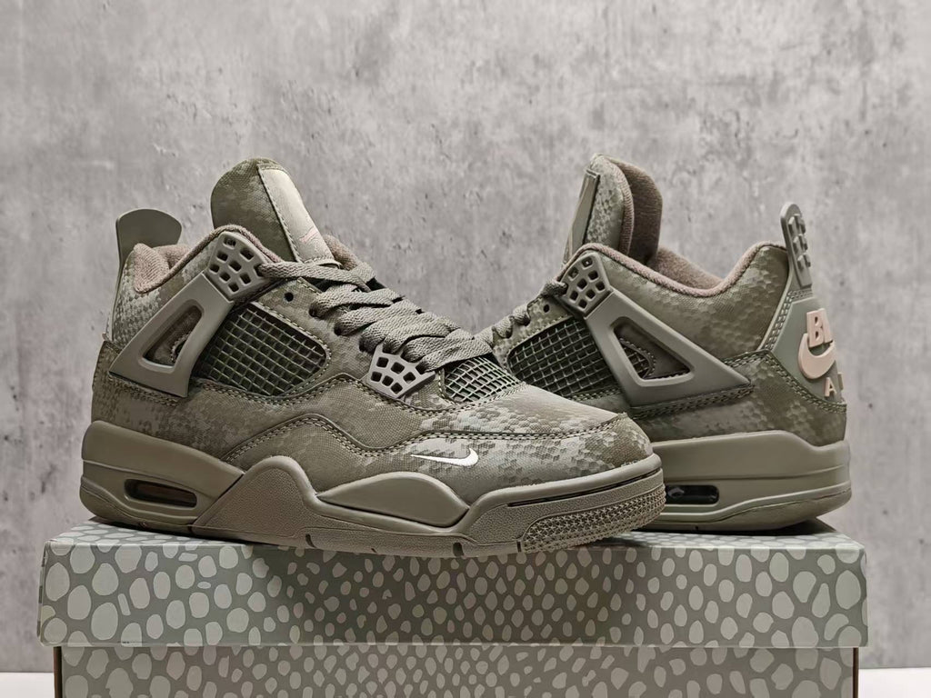 Air Jordan 4 SE 'Craft Olive' – Suede & Leather Premium Sneaker