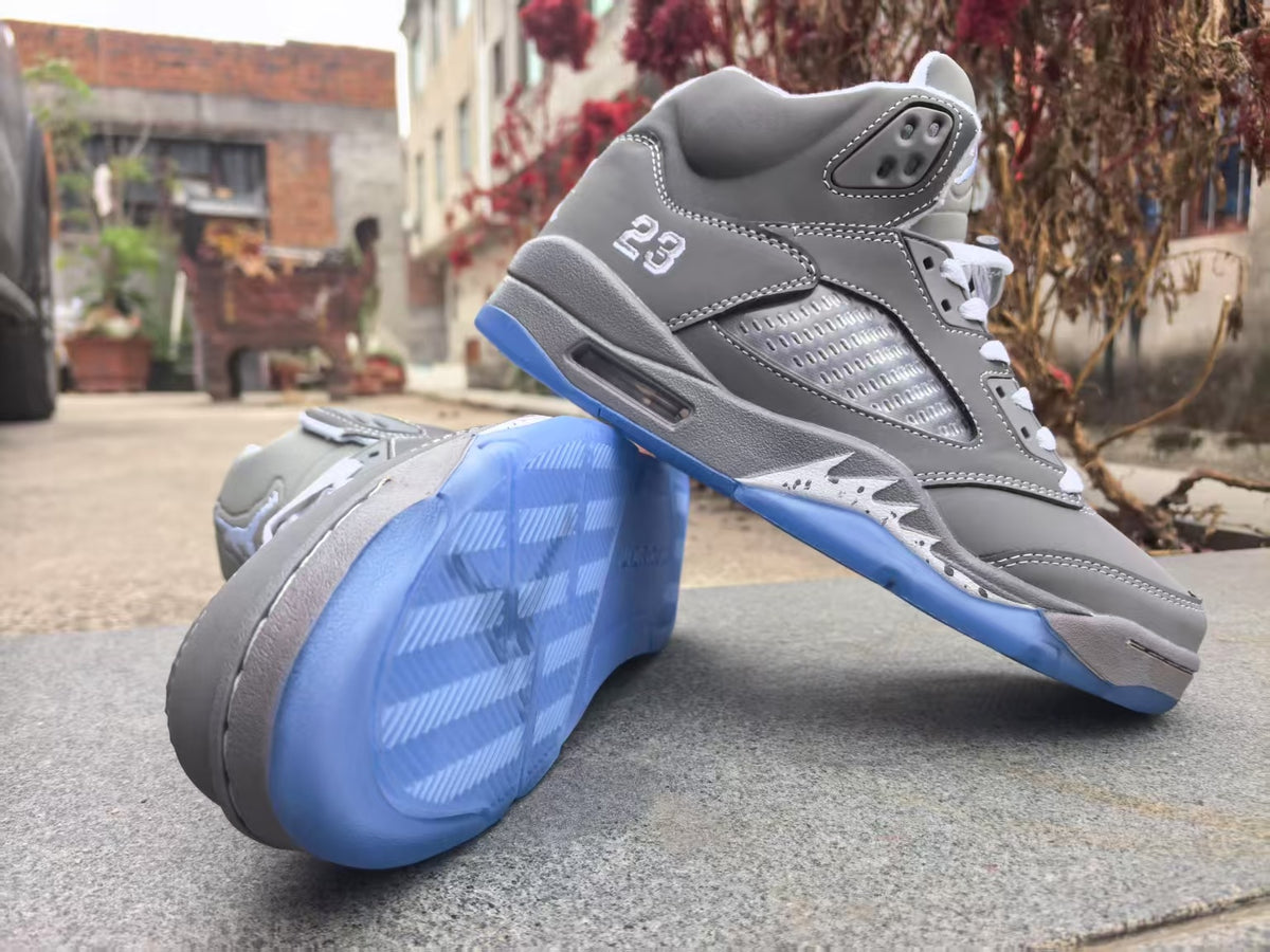 Air Jordan 5 Retro Grey Sneakers