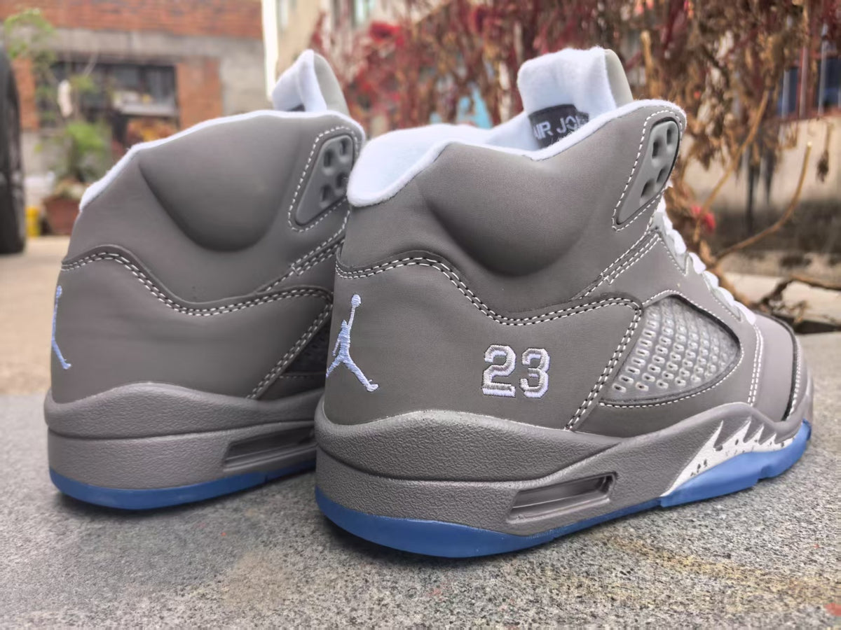 Air Jordan 5 Retro Grey Sneakers