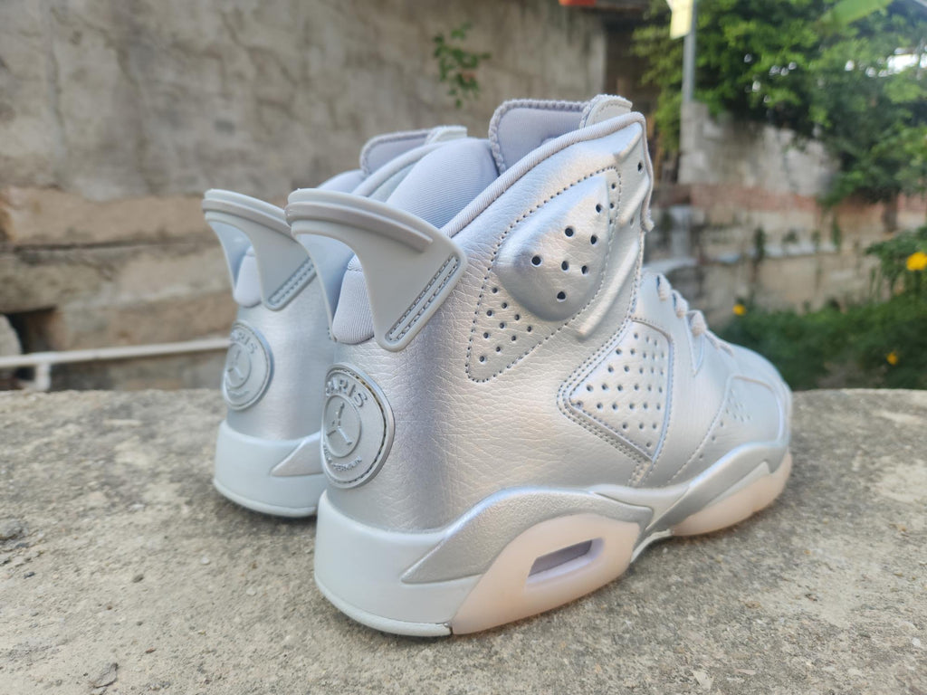 Air Jordan 6 All-Silver Sneakers
