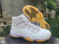 Air Jordan 11 Retro High-Frequency White/Light Yellow Sneakers