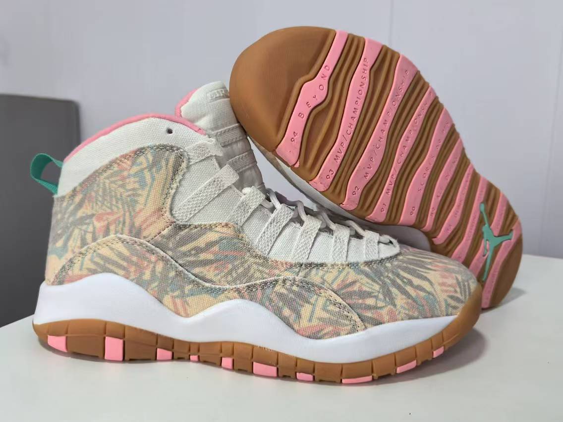 Air Jordan 10 Miami Super Bowl Sneakers