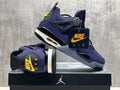 Air Jordan 4 Lakers Purple & Gold Unisex Sneakers