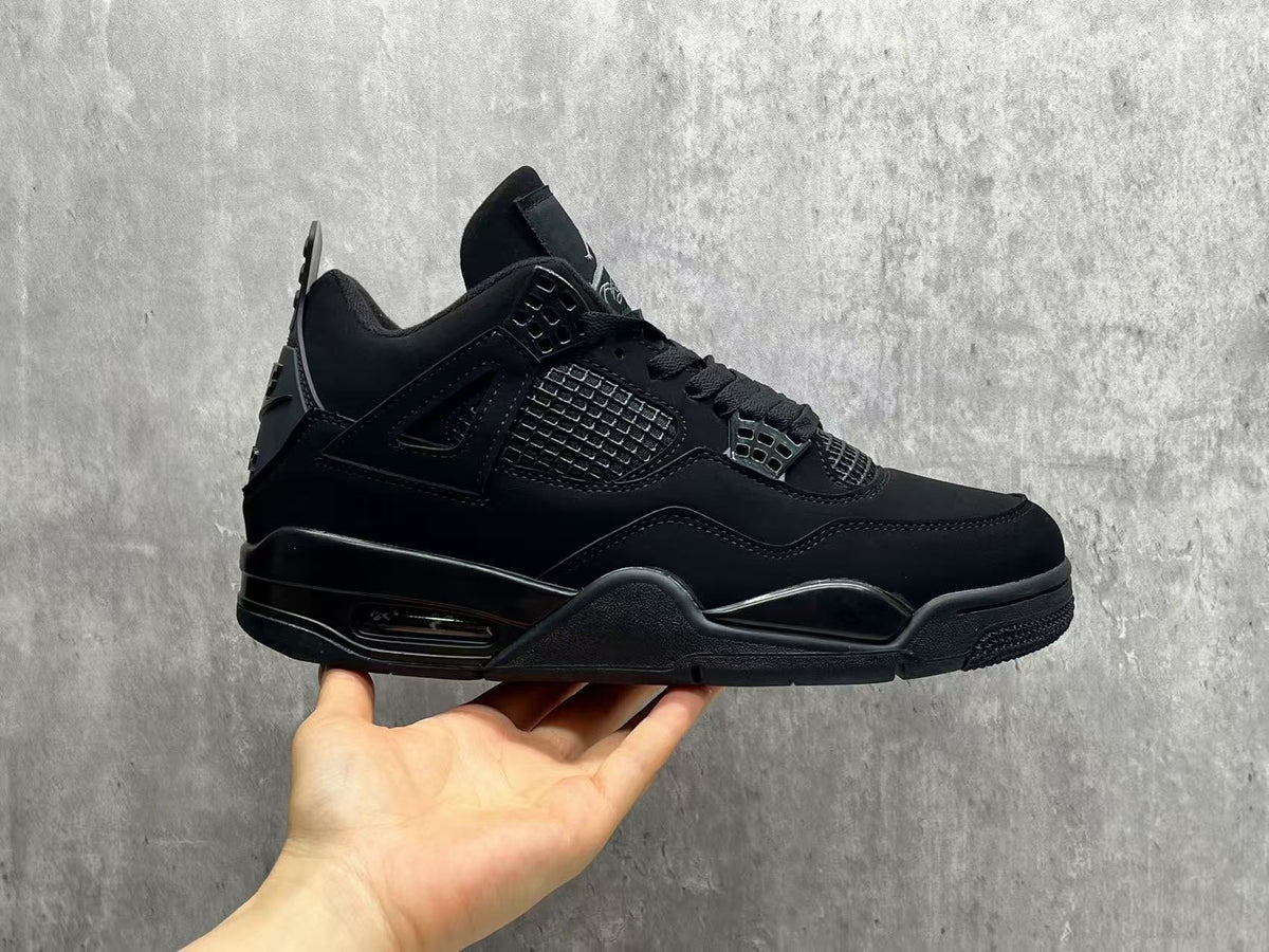 Air Jordan 4 Retro 'Black Cat' – All-Black 2025 Release