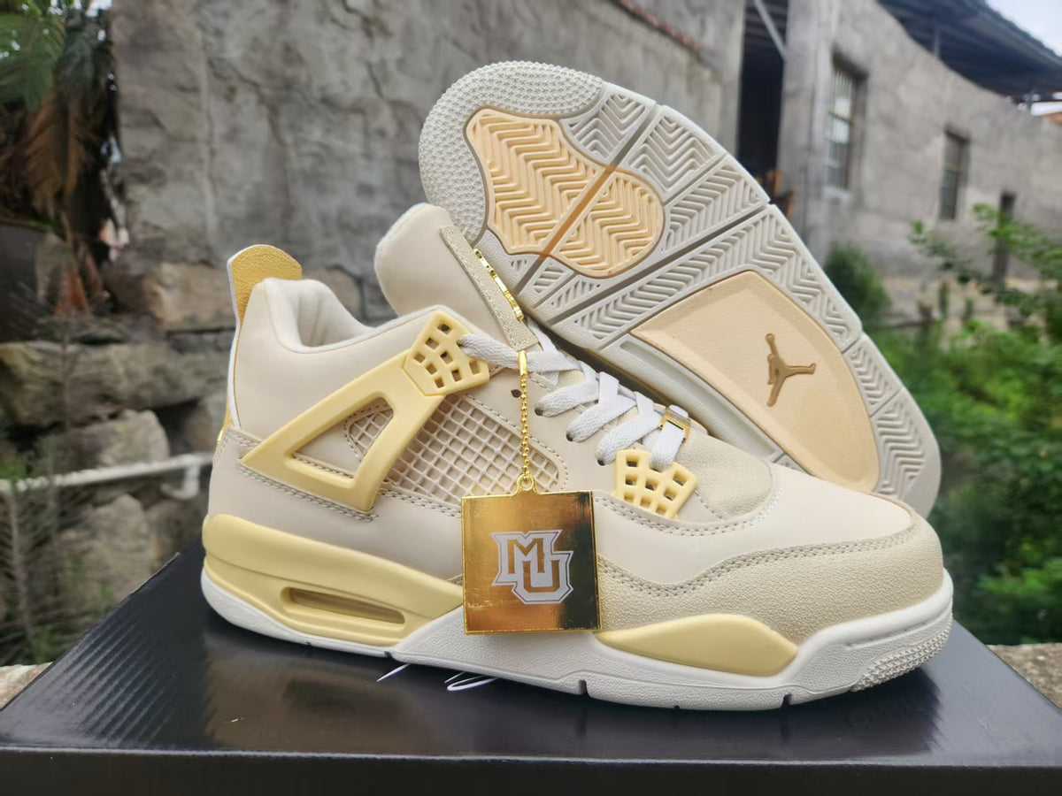 Air Jordan 4 Earthy Yellow Sneakers