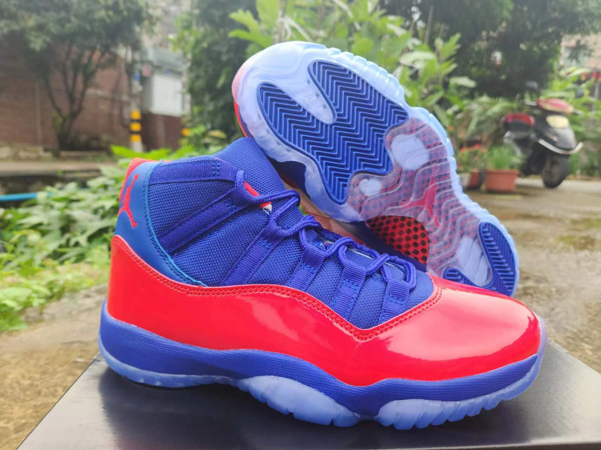 Air Jordan 11 Retro Red/Royal Blue Sneakers