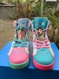 Air Jordan 6 Retro Blue/Pink Sneakers
