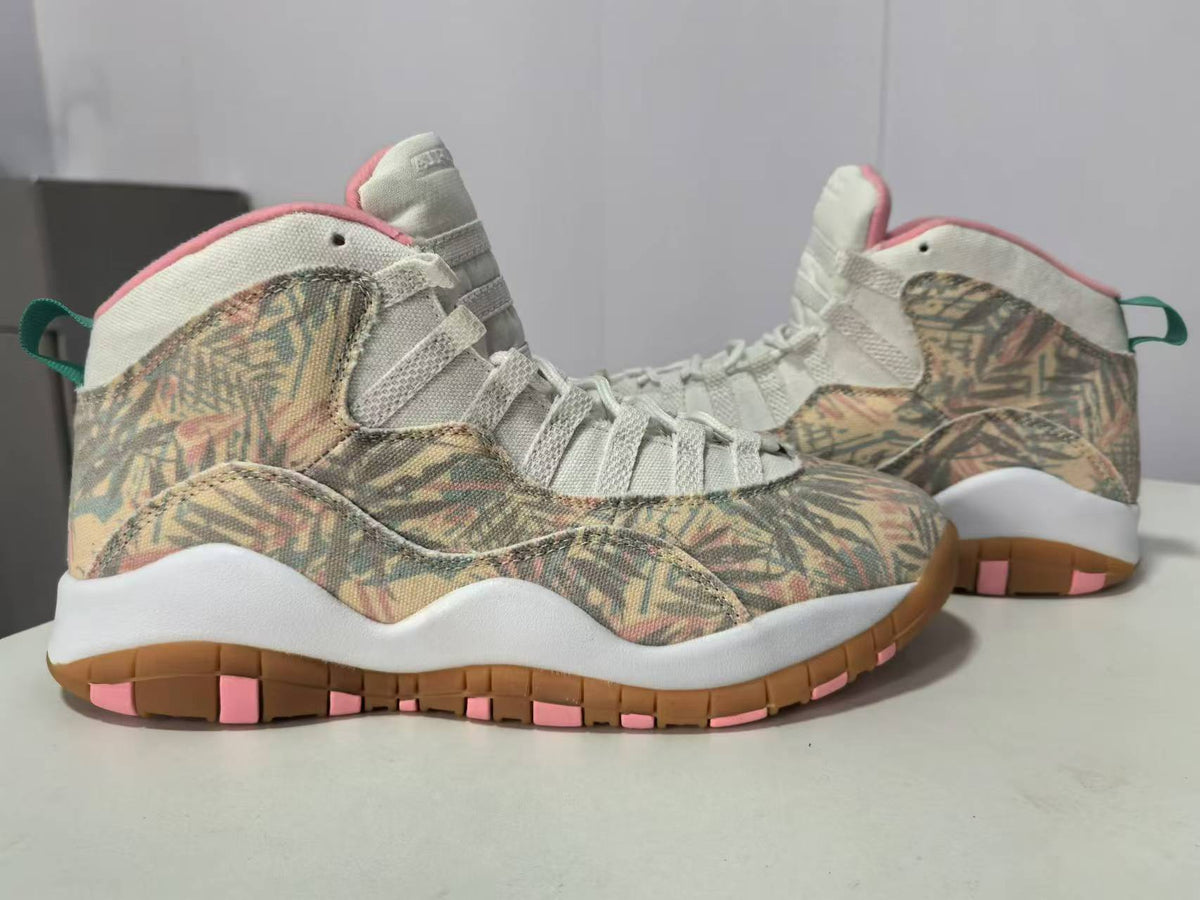 Air Jordan 10 Miami Super Bowl Sneakers