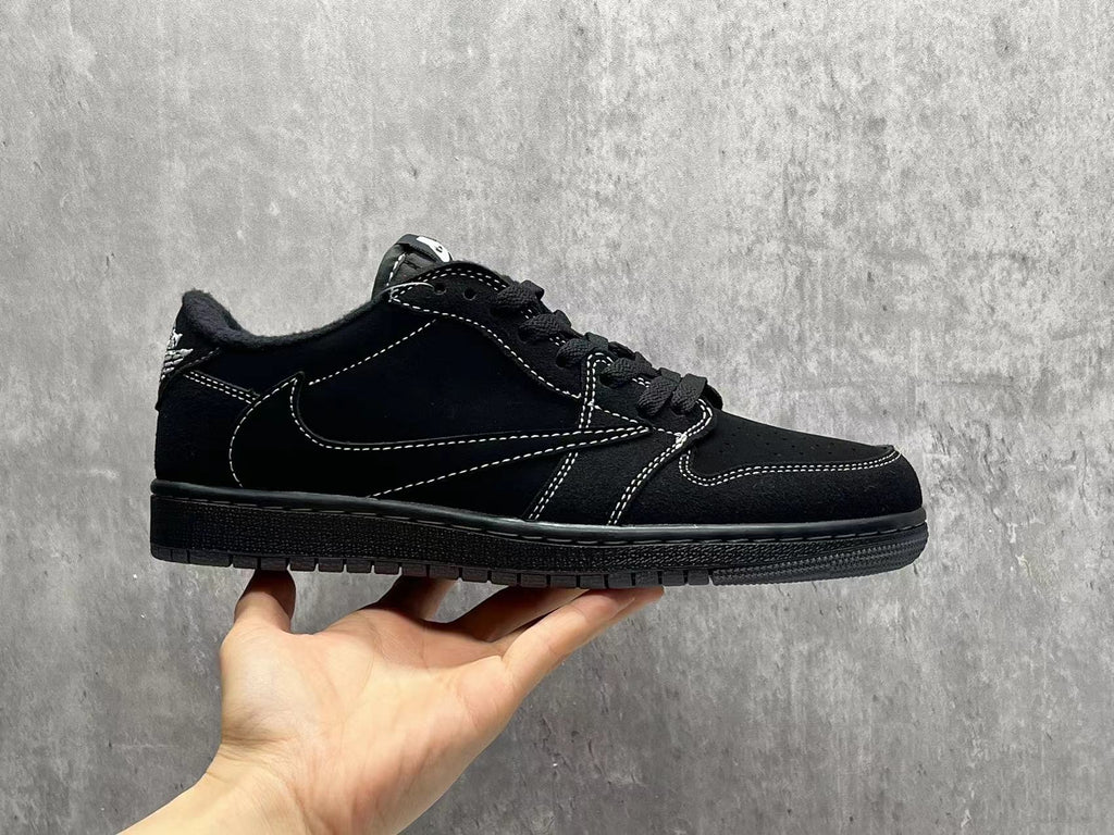 Travis Scott x Air Jordan 1 Low OG SP Black Phantom Unisex Sneakers