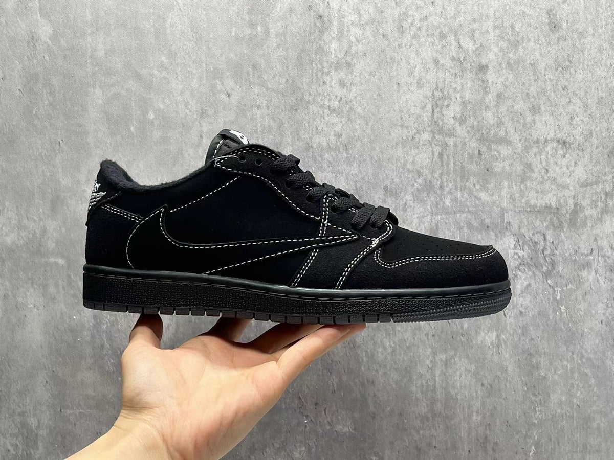 Travis Scott x Air Jordan 1 Low OG SP Black Phantom Unisex Sneakers