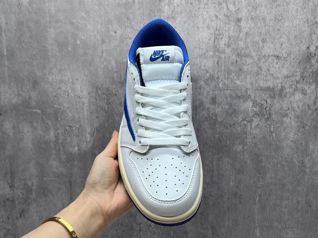 Travis Scott x Fragment x Air Jordan 1 Low OG SP Lightning Unisex Sneakers