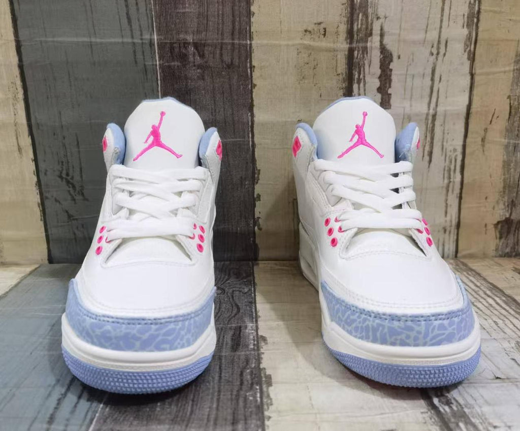 Air Jordan 3 Retro 'Wings' – White Pink Women's Sneaker