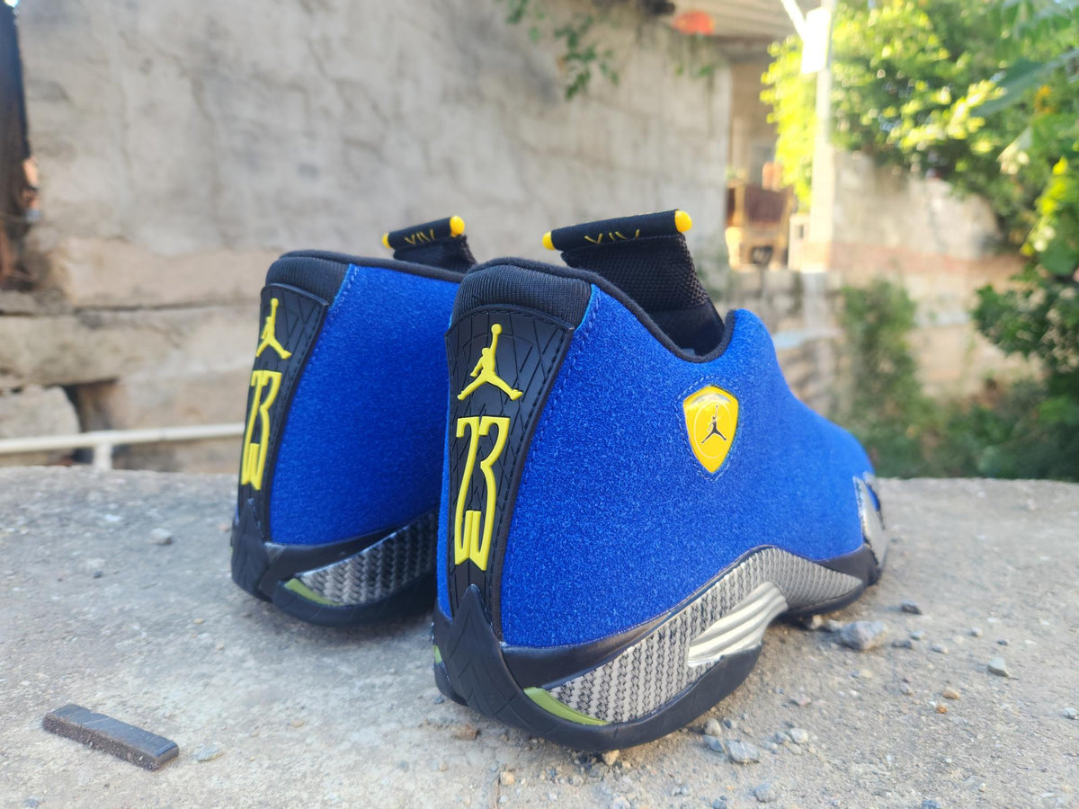 Air Jordan 14 Retro Full Blue/Blue/Black Sneakers