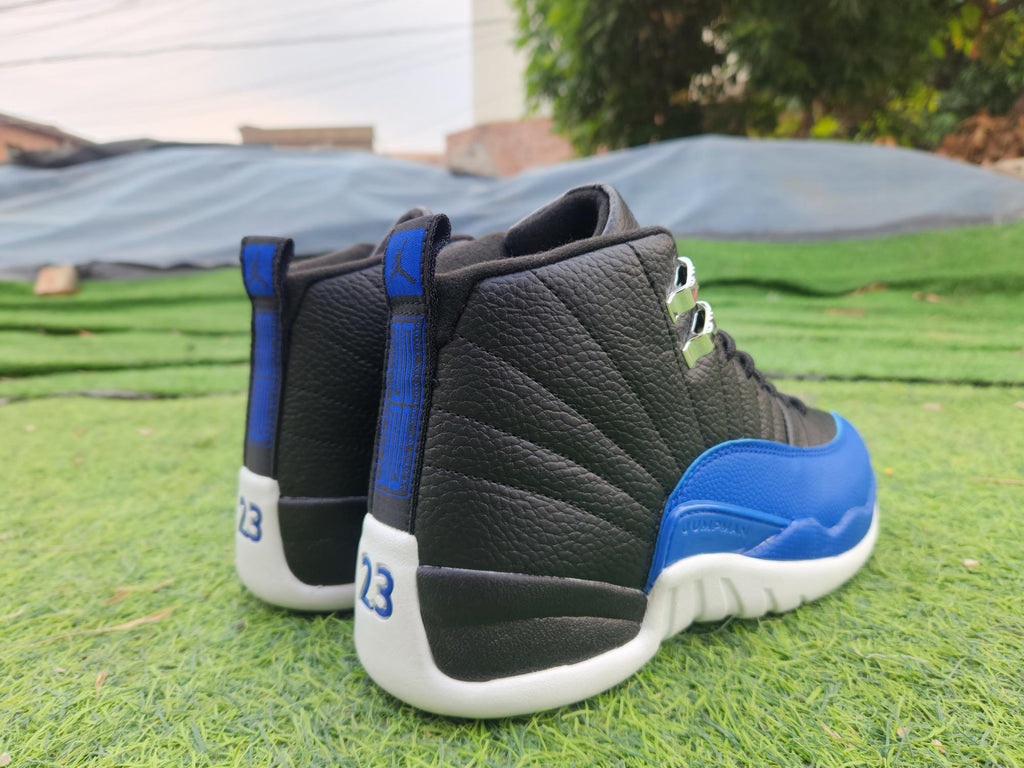 Air Jordan 12 Black/Blue/White Men's & Women's Sneakers