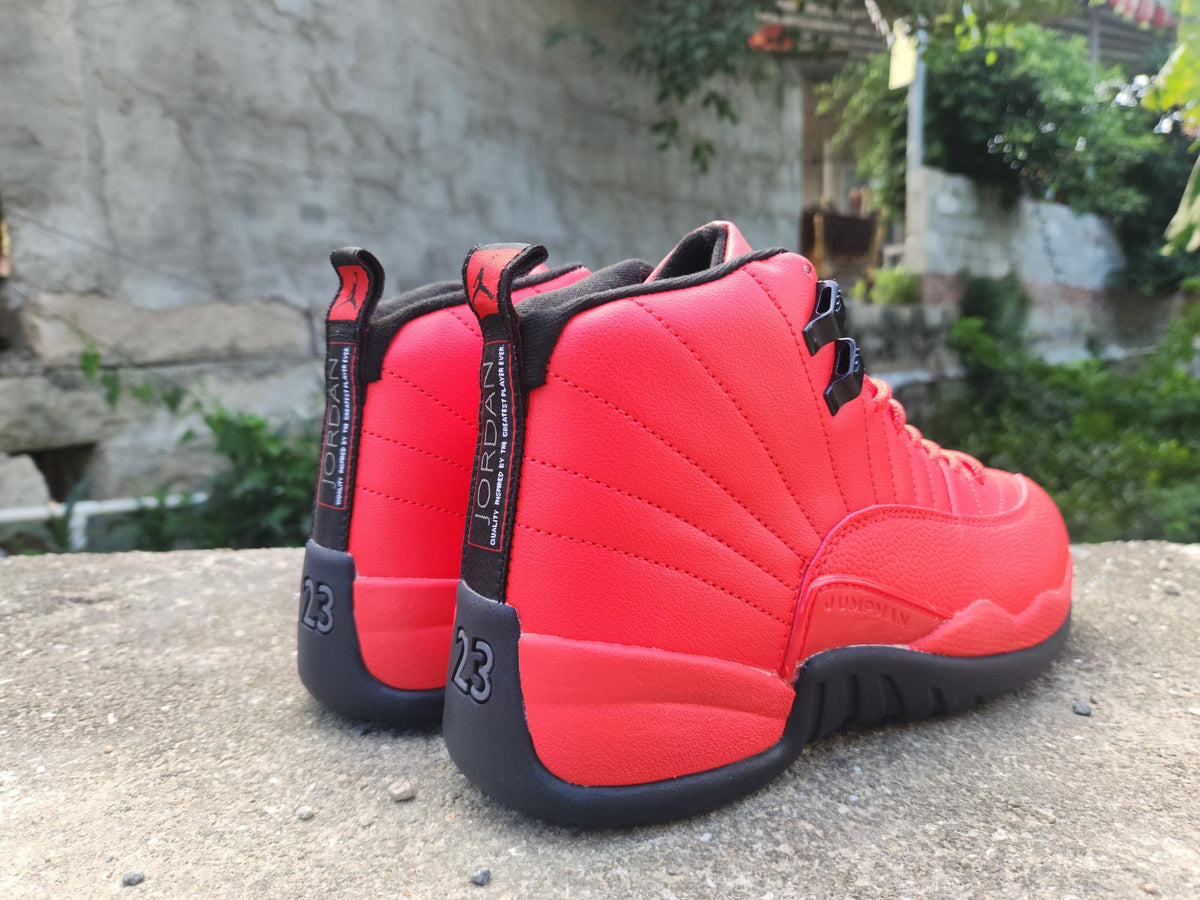 Air Jordan 12 Retro Black/Red Sneakers