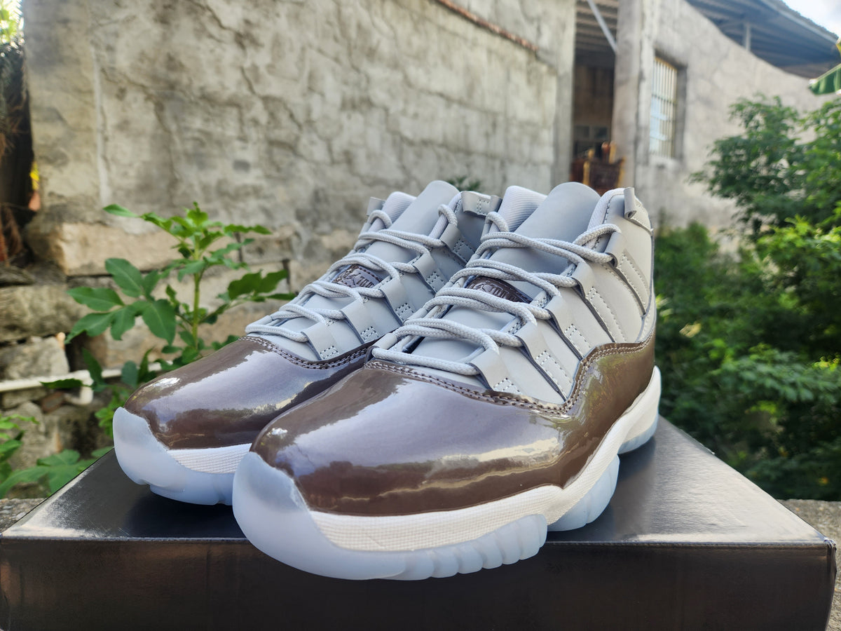 Air Jordan 11 Retro Brown/Grey Sneakers