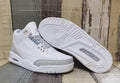 Air Jordan 3 Retro 'Pure White' – Clean Minimalist Sneaker