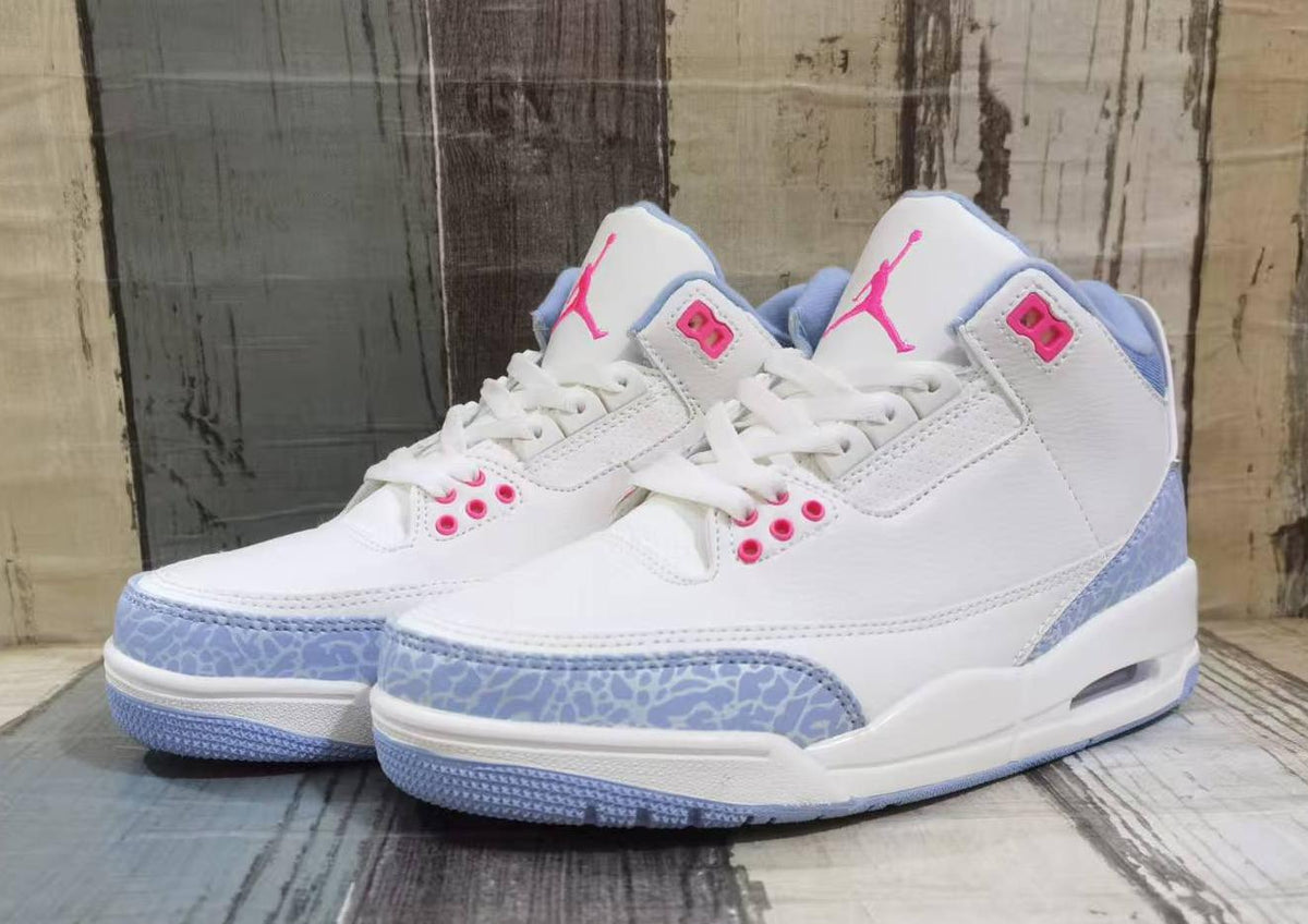 Air Jordan 3 Retro 'Wings' – White Pink Women's Sneaker