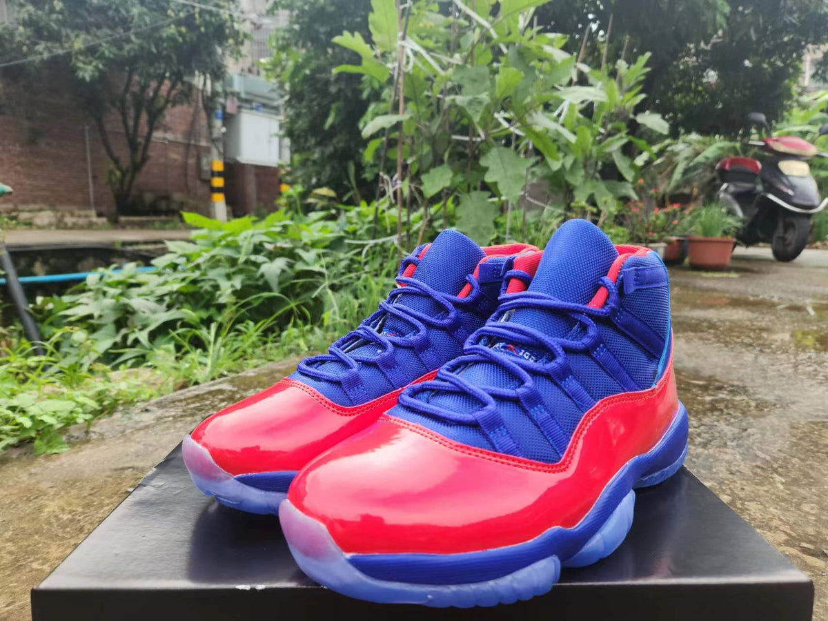 Air Jordan 11 Retro Red/Royal Blue Sneakers