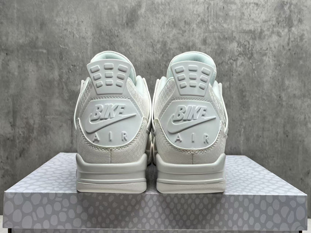 Air Jordan 4 x Nigel Sylvester 'White Mamba' – Premium Textured Collab