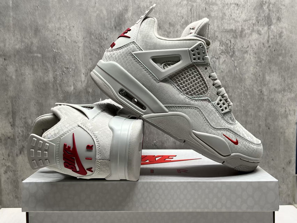Nigel Sylvester x Air Jordan 4 Grey Mamba Unisex Sneakers