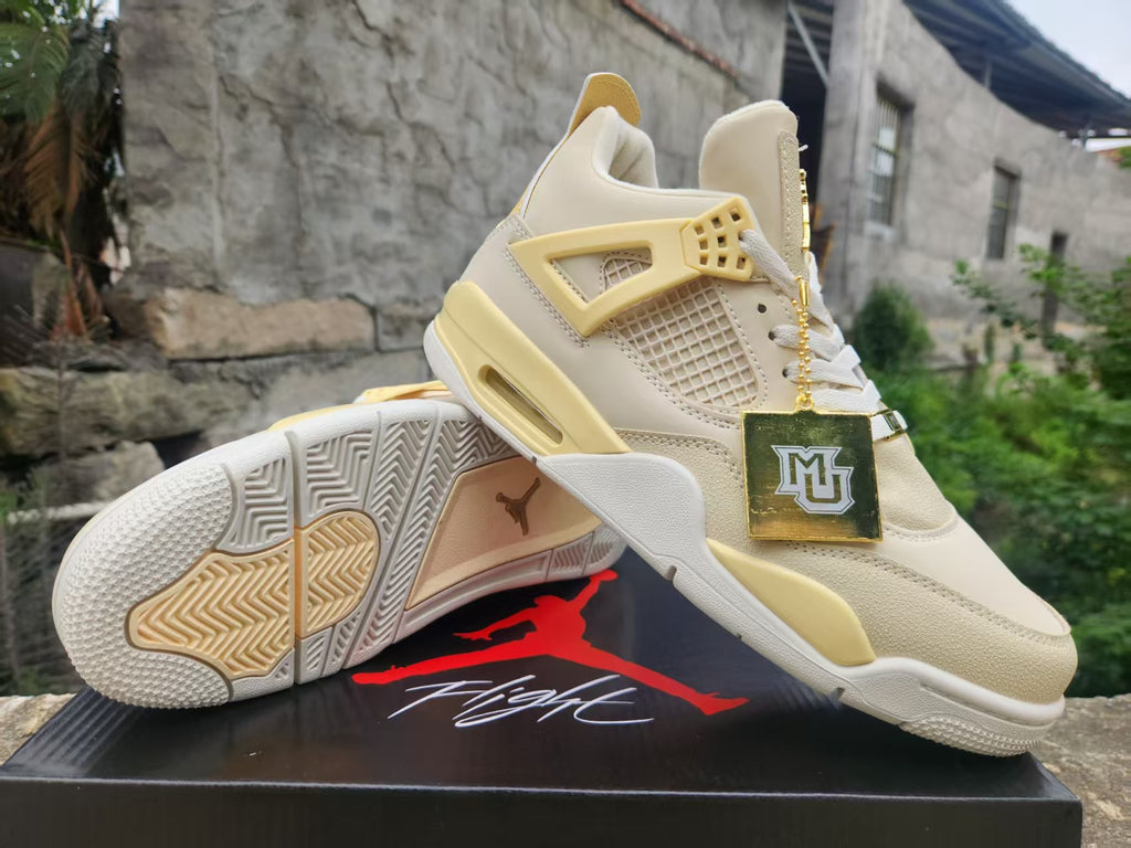 Air Jordan 4 Earthy Yellow Sneakers