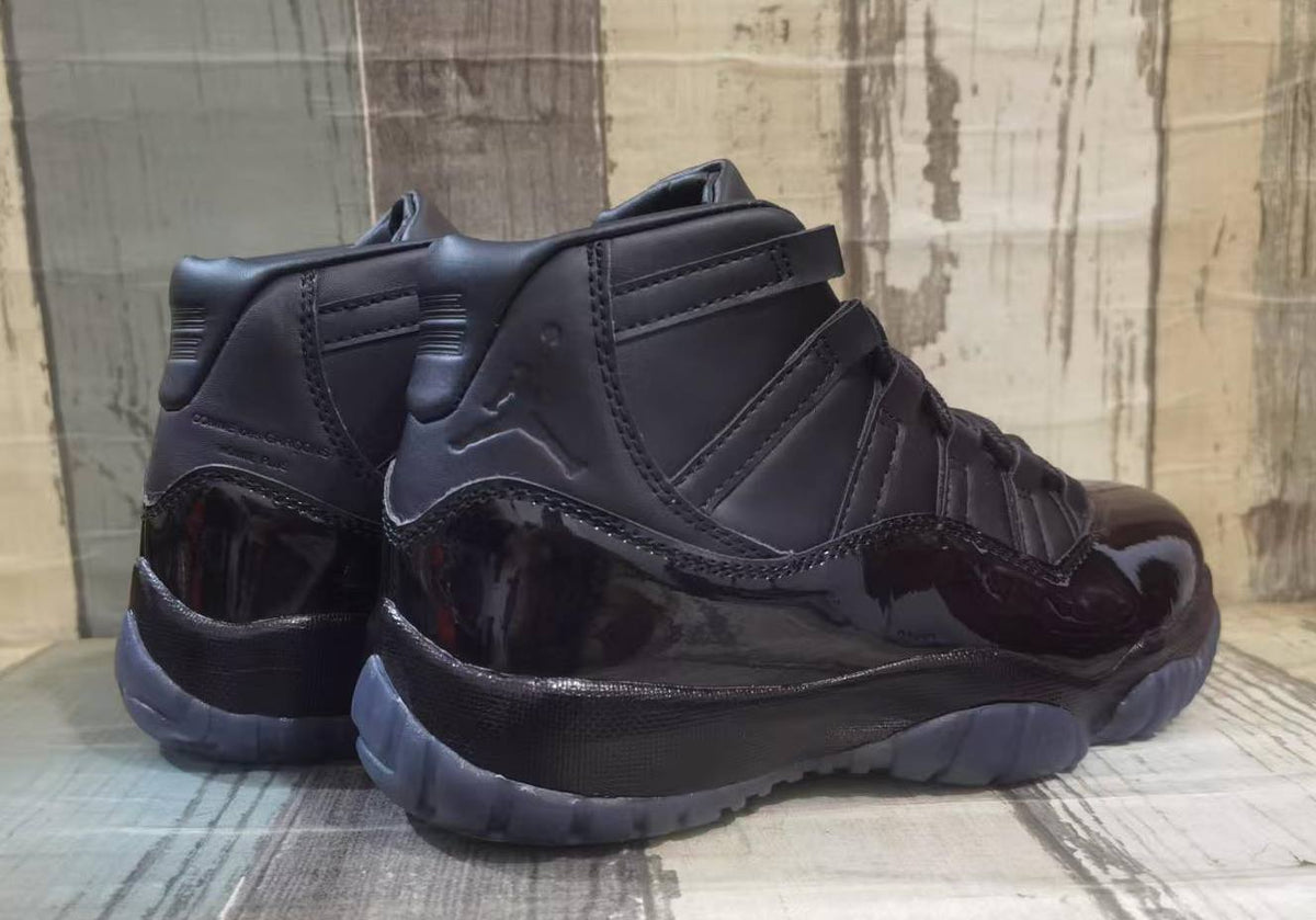 Air Jordan 11 Black Unisex Sneakers