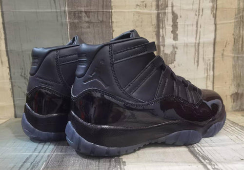 Air Jordan 11 Black Unisex Sneakers