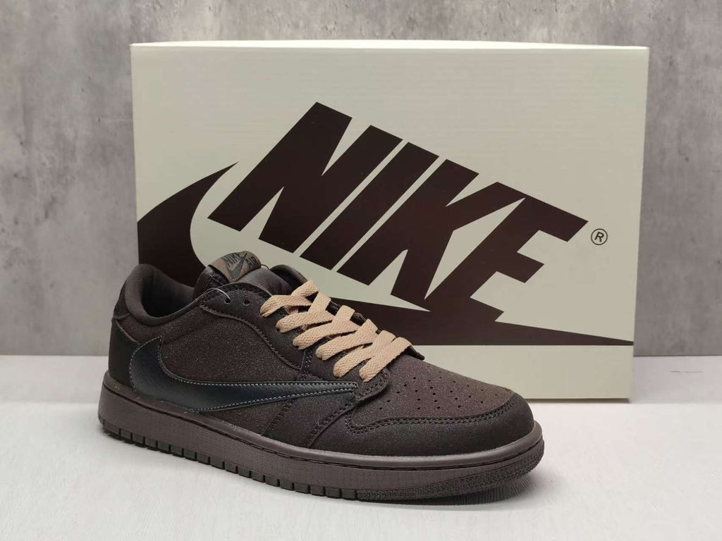 Travis Scott x Air Jordan 1 Low OG SP Dark Brown Unisex Sneakers