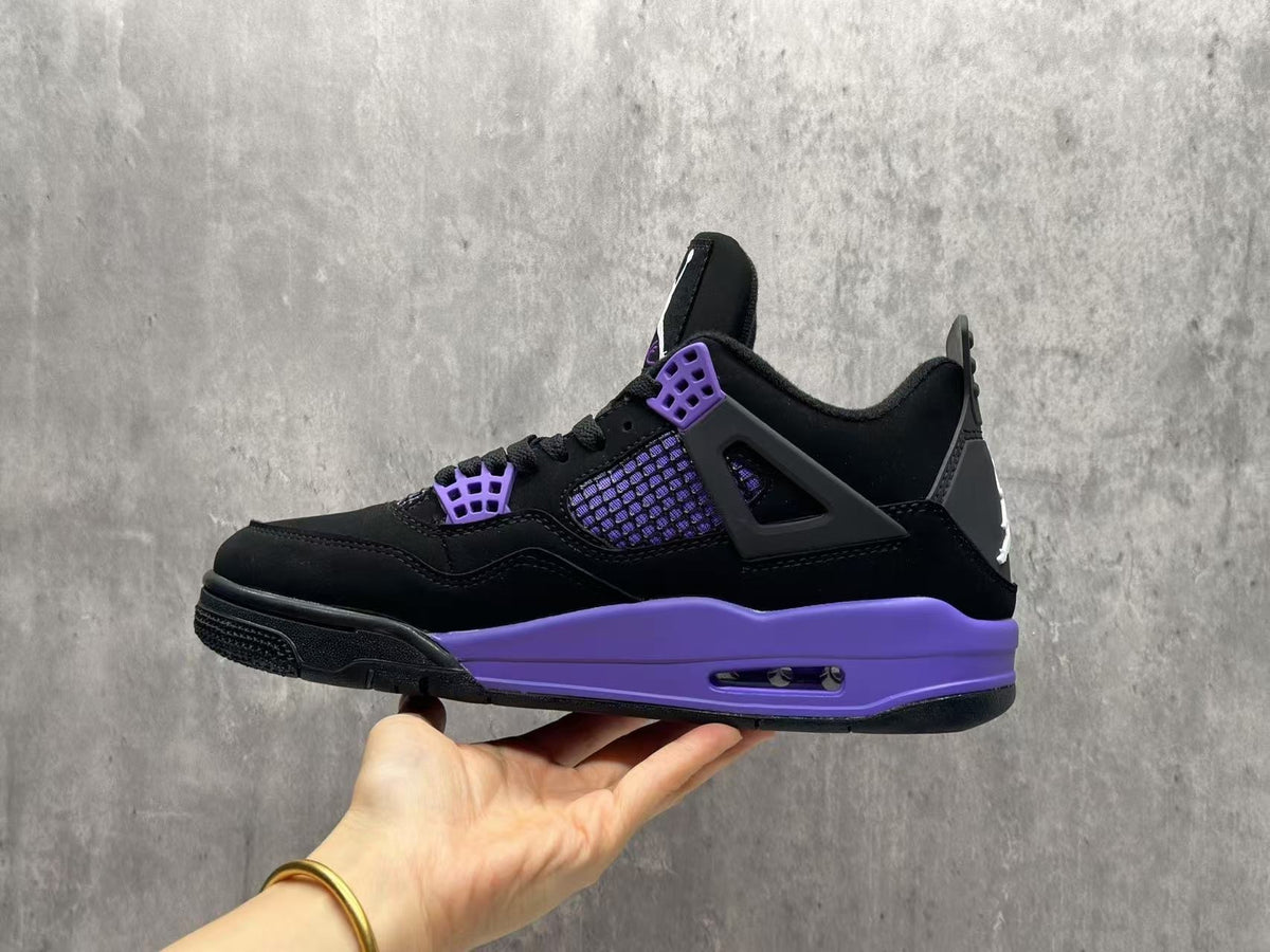 Air Jordan 4 Purple Thunder Unisex Sneakers