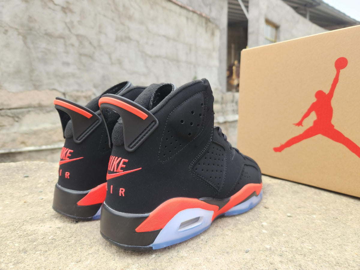 Air Jordan 6 Shattered Backboard Black/Red Sneakers