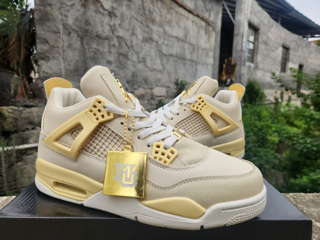 Air Jordan 4 Earthy Yellow Sneakers