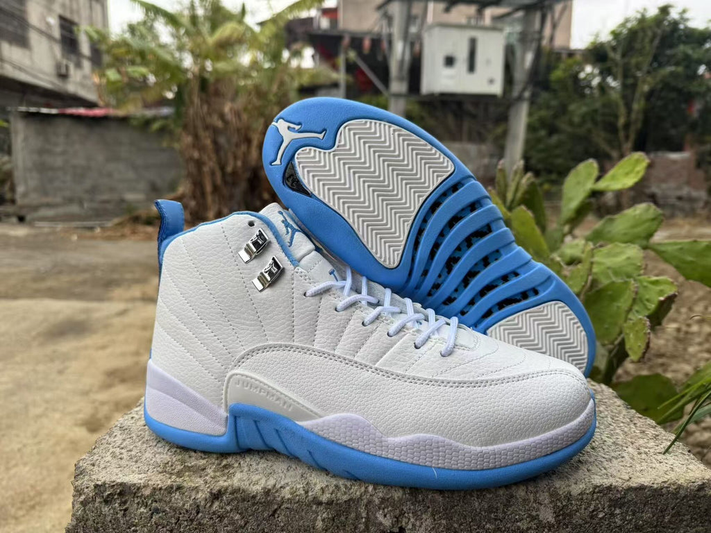 Air Jordan 12 Retro White/Jade Sneakers