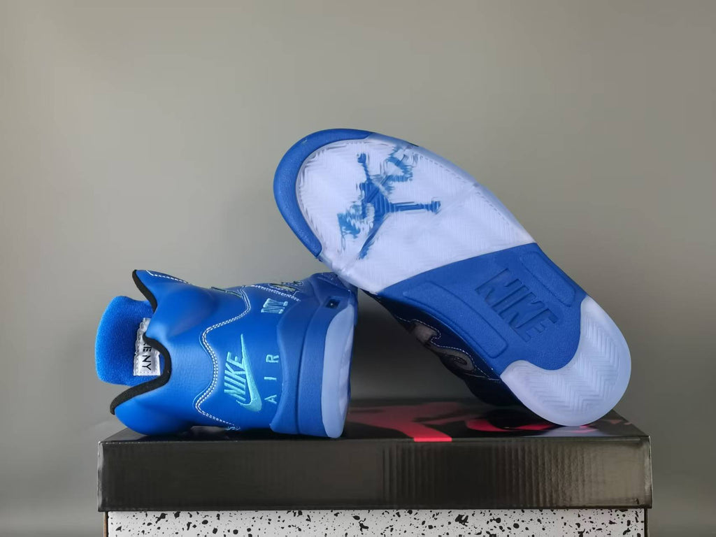 Air Jordan 5 Retro NY Arctic Blue Blue/Black Sneakers