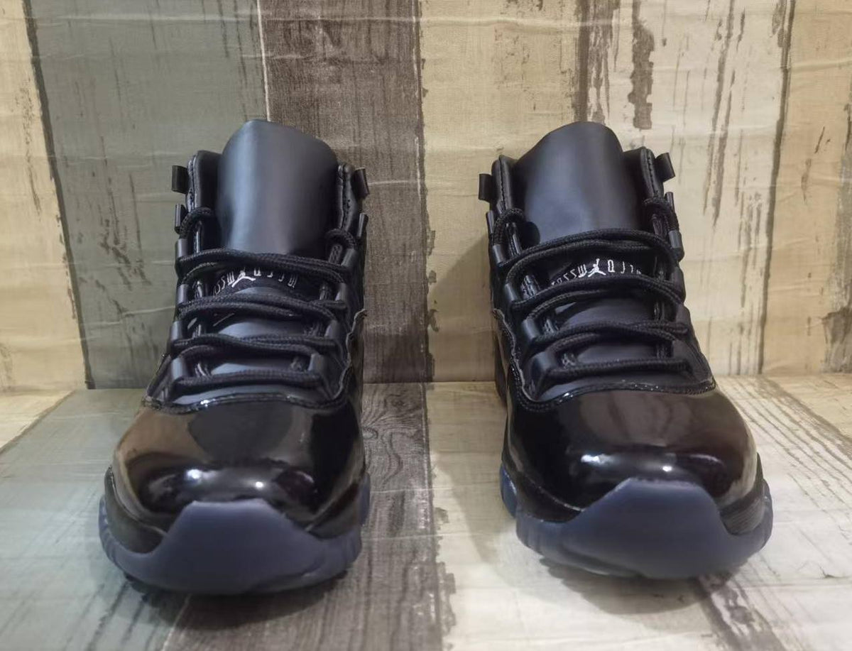 Air Jordan 11 Black Unisex Sneakers