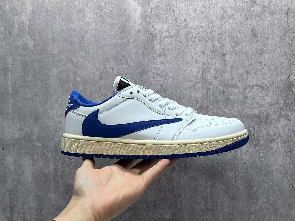 Travis Scott x Fragment x Air Jordan 1 Low OG SP Lightning Unisex Sneakers
