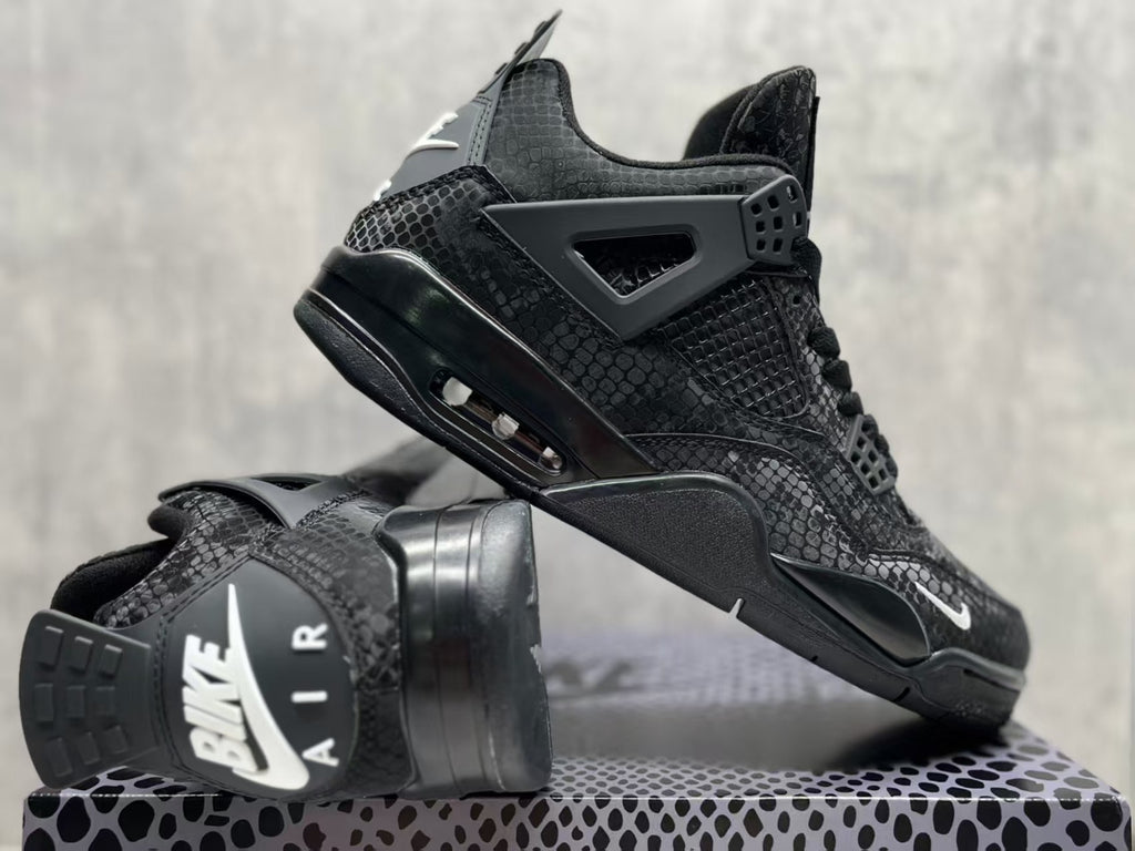 Air Jordan 4 Retro 'Black Cat' 2025 – All-Black Nubuck Edition