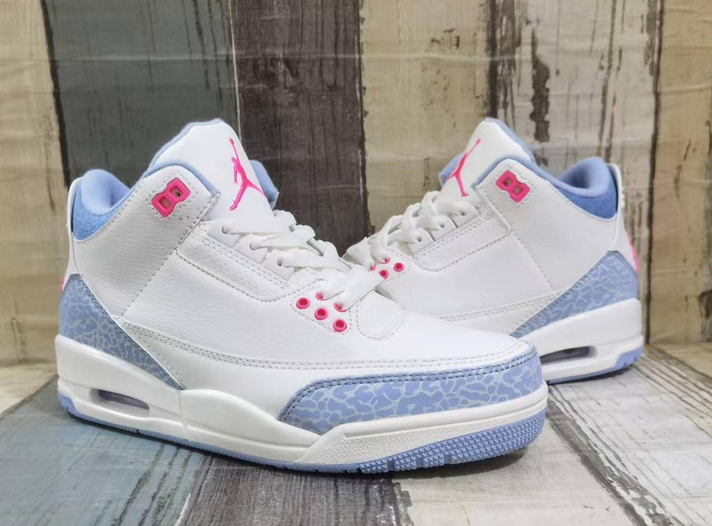 Air Jordan 3 Retro 'Wings' – White Pink Women's Sneaker