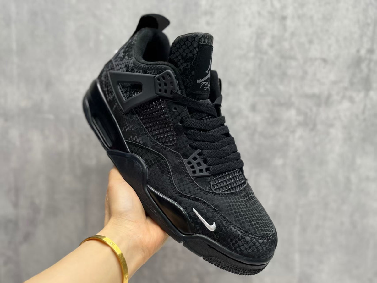 Air Jordan 4 Retro 'Black Cat' 2025 – All-Black Nubuck Edition