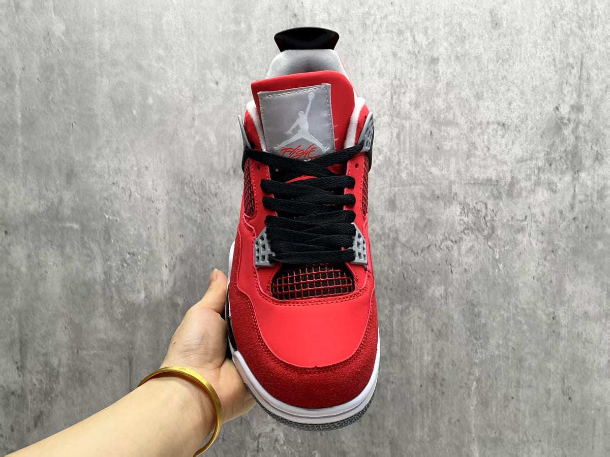 Air Jordan 4 Retro 'Toro Bravo' – Red & Black Collector's Sneaker