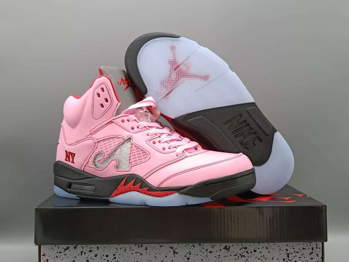 Awake NY x Air Jordan 5 Retro Arctic Pink Sneakers