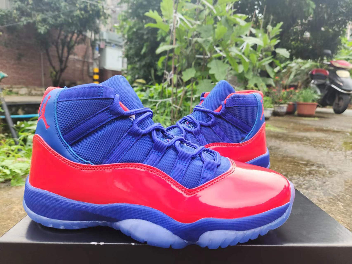 Air Jordan 11 Retro Red/Royal Blue Sneakers