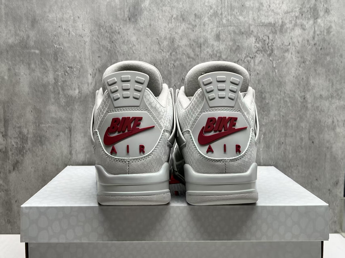 Nigel Sylvester x Air Jordan 4 Grey Mamba Unisex Sneakers