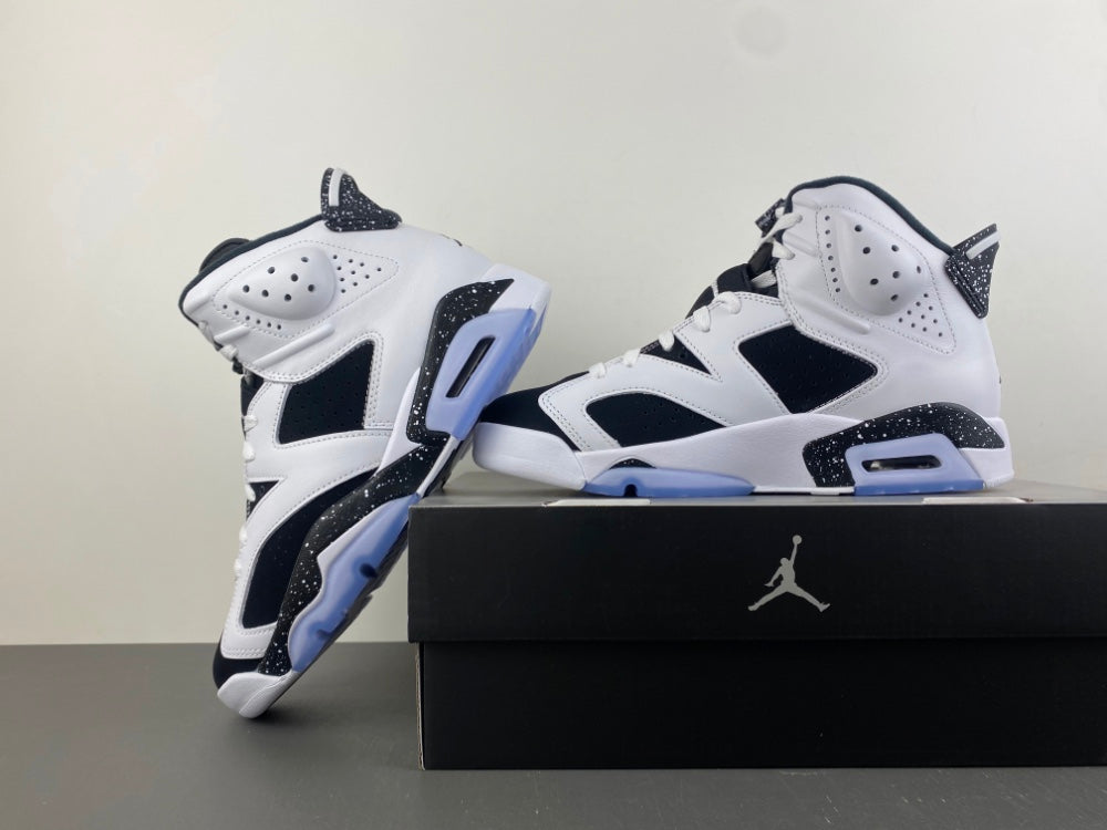 Air Jordan 6 Oreo Black & White Sneakers