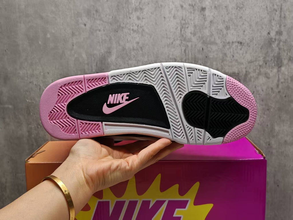 Air Jordan 4 Retro 'Comic' – Off White / Fire Pink / Anthracite