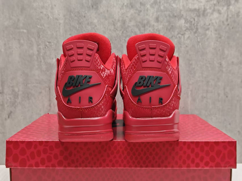 Nigel Sylvester x Air Jordan 4 Red Mamba Unisex Sneakers