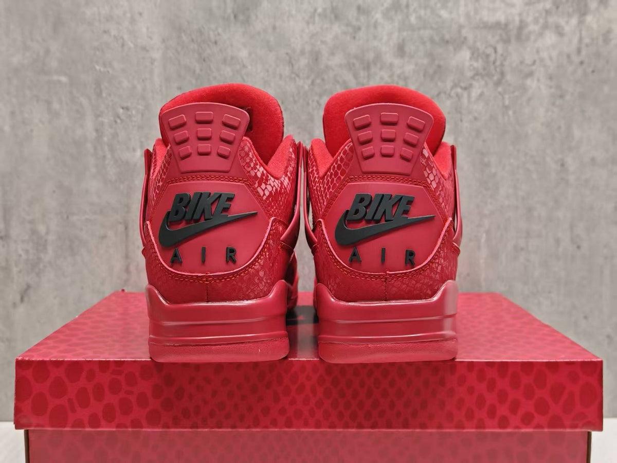 Nigel Sylvester x Air Jordan 4 Red Mamba Unisex Sneakers