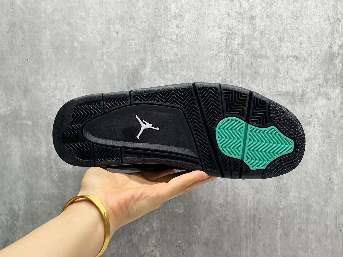 Air Jordan 4 Retro 'Tiffany Blue Thunder' – Custom Turquoise Sneaker