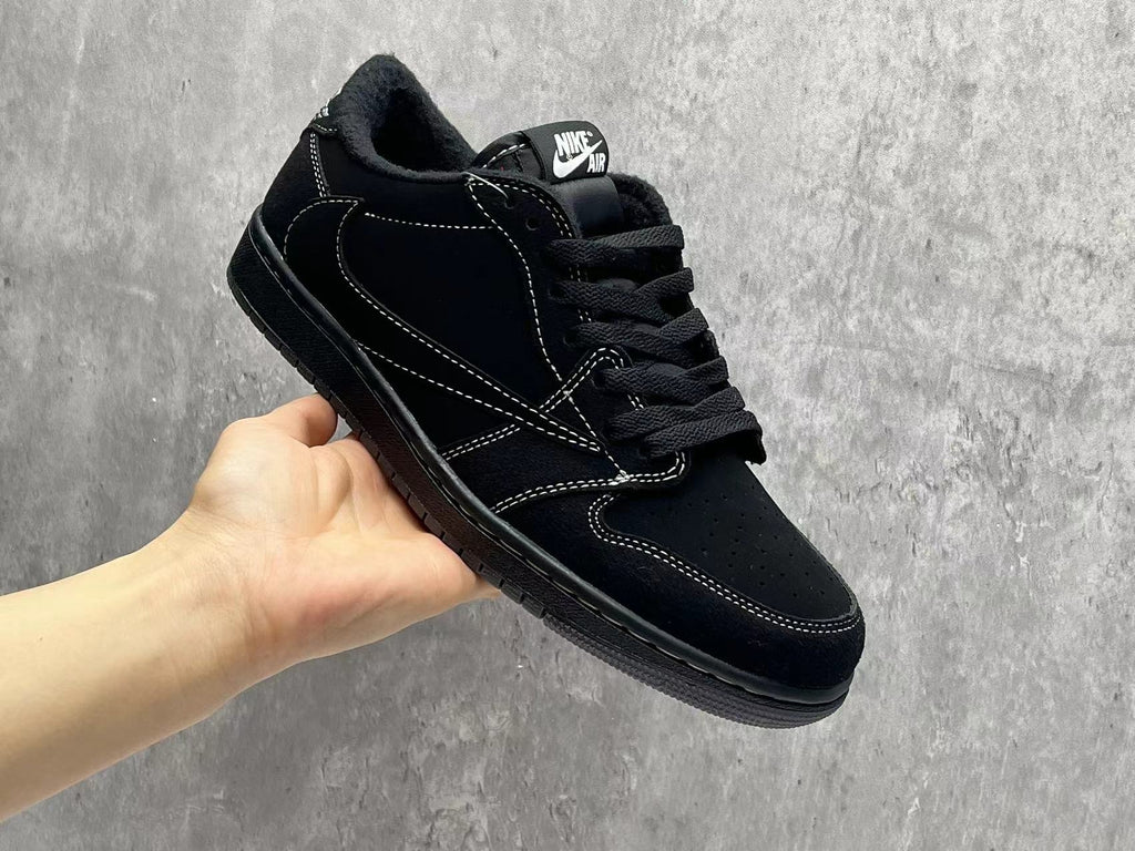 Travis Scott x Air Jordan 1 Low OG SP Black Phantom Unisex Sneakers